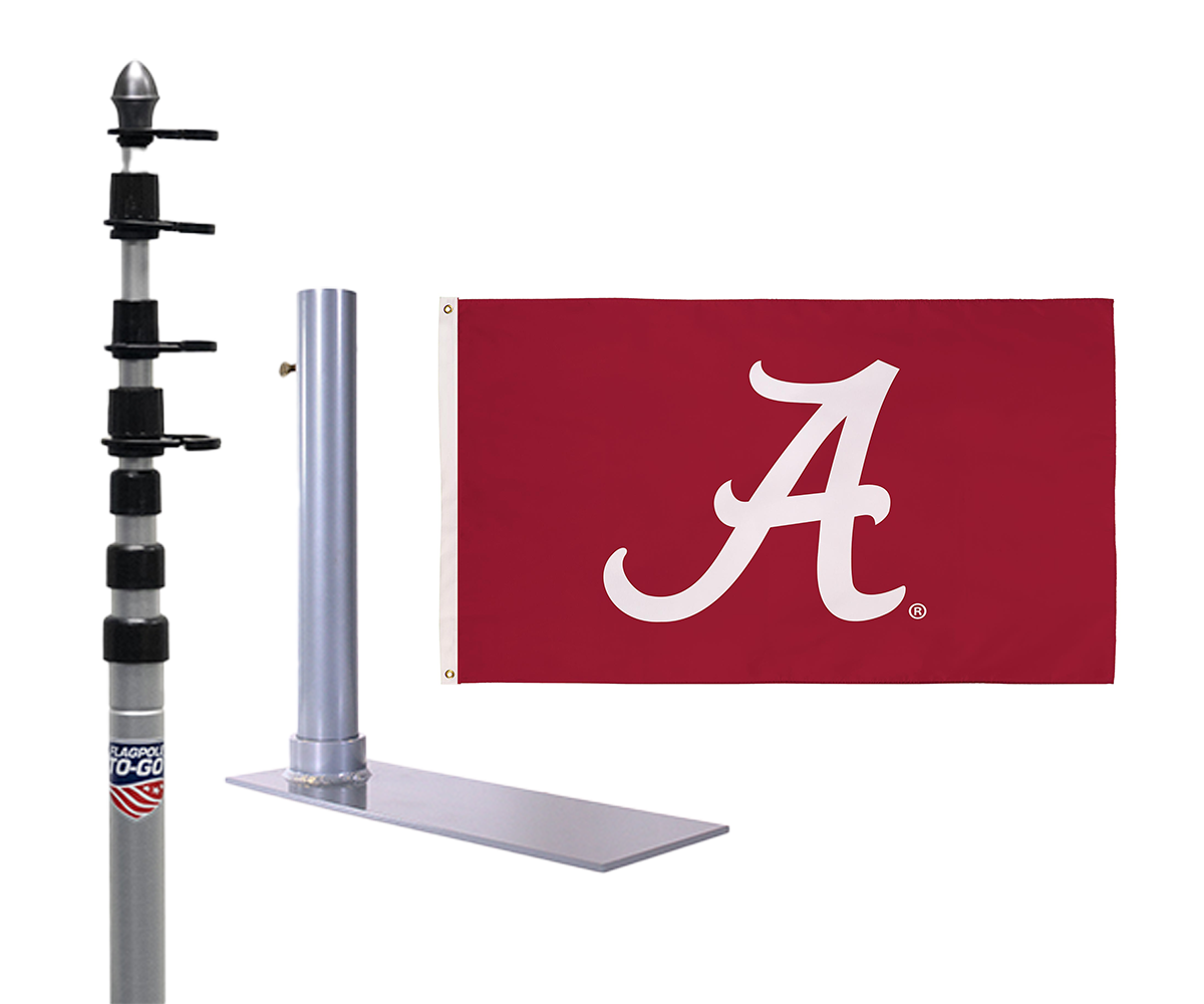 University of Alabama Ultimate Tailgate Flagpole Kit 