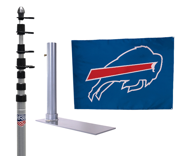 Buffalo Bills Ultimate Tailgate Flagpole Kit