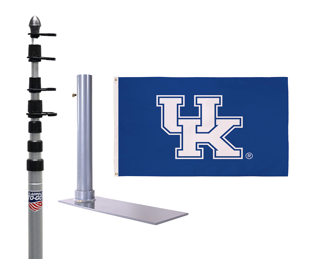 University of Kentucky Ultimate Tailgate Flagpole Kit 