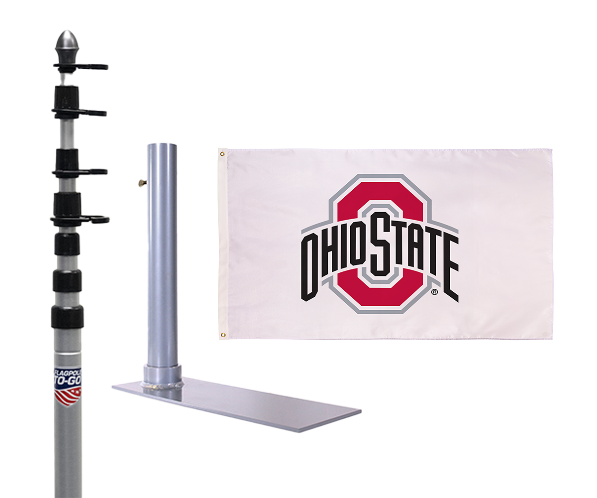 Ohio State Ultimate Tailgate Flagpole Kit