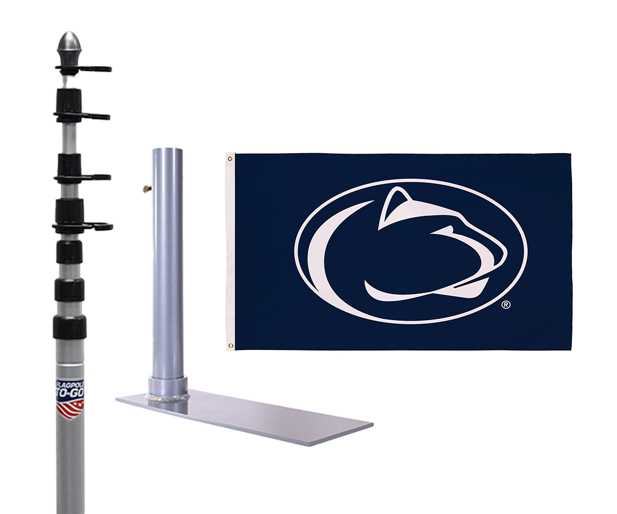 Penn State Ultimate Tailgate Flagpole Kit 