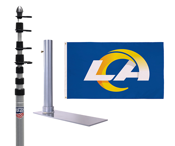 Los Angeles Rams Ultimate Tailgate Flagpole Kit