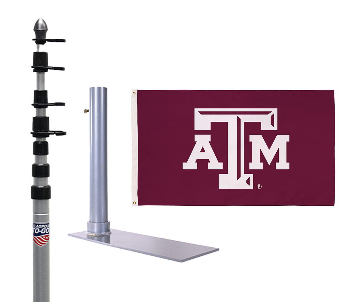 Texas A&M Ultimate Tailgate Flagpole Kit 